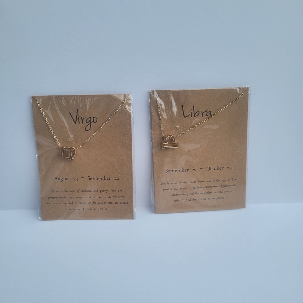 Zodiac Charm Pedant Necklace by Golden Threads … - Picture 8 of 11